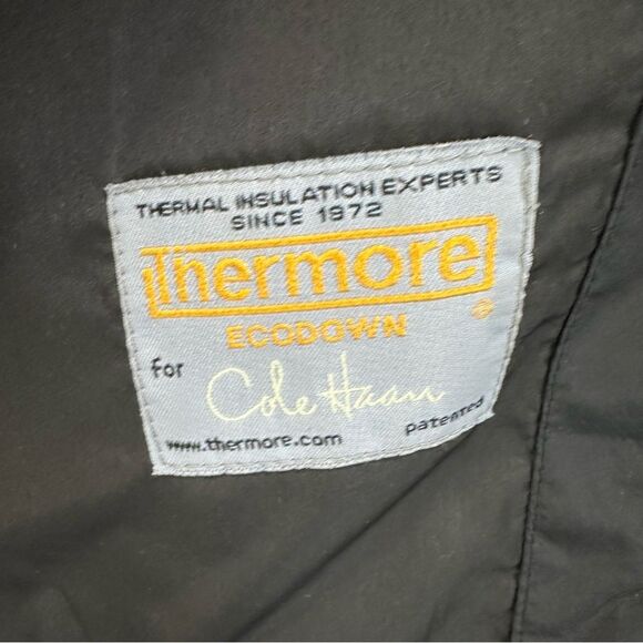Cole Haan Signature Quilted Coat Jacket Down Insulated Womens Sz 4P Vintage Y2K - Picture 6 of 7